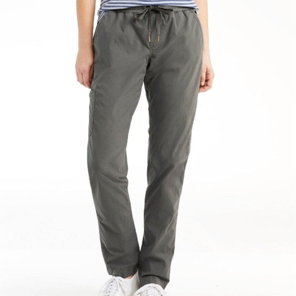 2 pairs L.L.Bean stretch pull- on ripstop pants